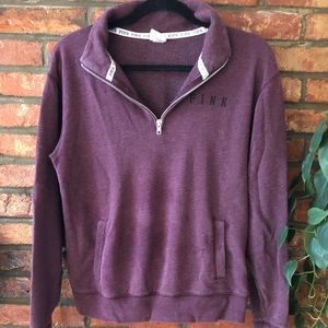 VS PINK Quarter Zip Sweatshirt